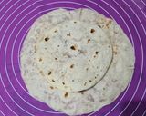 A picture of step 3 of Crunch wrap.
