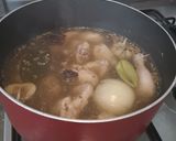 A picture of step 3 of Yakhni Pulao.