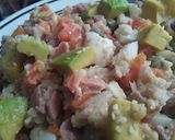 Foto del paso 12 de la receta: Ensalada rusa a mi manera... 🥙🥗🥚🍳🧀🥓🥕🥑🥗🥙