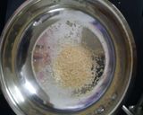 A picture of step 1 of Jaggery bites.