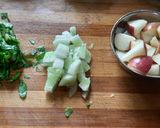 A picture of step 4 of Russian salad.