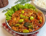 Foto langkah ke 4 dari resep Sambal Cumi pete mercon.