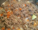A picture of step 1 of Creamed Corn with Beef and Noodles.