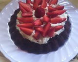 Foto del paso 4 de la receta: Brownie Con Crema De Queso Y Frutillas Para Mamá ❤️