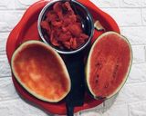 Hình bước làm 1 của món Thạch dưa hấu 🍉