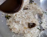 Foto langkah ke 5 dari resep Nasi bakar teri petai.
