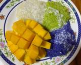 ข้าวเหนียวมูนสามสี #สูตรนี้ทำง่าย วิธีทำสูตร 9 รูป