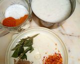 A picture of step 2 of Karhi Pakora.