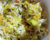 A picture of step 2 of Leftover potato curry and rice muffin.