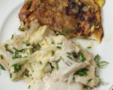 Foto del paso 4 de la receta: Filet de salmón a la crema con omelette de chauchas