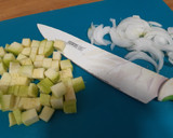 Foto del paso 3 de la receta: Macarrones de trigo sarraceno con calabacín, brócoli y curry