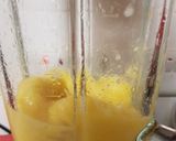 A picture of step 1 of My Mango,Pear & Cornish Ice Cream juice. 😍.