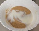 A picture of step 6 of Banana Sooji Cake.