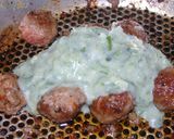 Foto del paso 7 de la receta: Papines con salsa de puerros y pulpetines