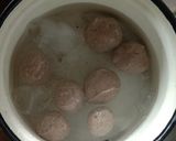 Foto langkah ke 5 dari resep Bakso Sapi & Telur Puyuh.