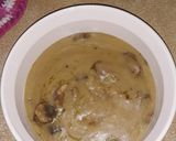 A picture of step 6 of Liquid Chicken Fat Gravy W/Portabella Mushrooms.