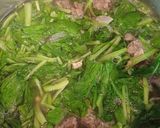 Hình bước làm 2 của món Canh cải đắng nấu xương heo