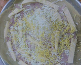Foto del paso 2 de la receta: Tarta​ de jamón y queso recargada. Masa económica