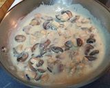 A picture of step 4 of Savory Chicken and Mushroom Crepe Filling.