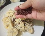Foto langkah ke 3 dari resep Pisang Kukus Coklat Keju ✅.