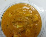 A picture of step 3 of Shahi paneer.