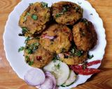 A picture of step 2 of Bell peppers & potato patties 🫑🥔🧅🌶️🧄🌻.