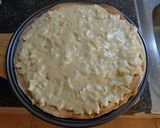A picture of step 5 of Abalone Chupe Pizza.