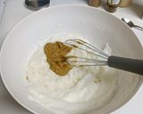 Foto del paso 3 de la receta Bizcocho de calabaza y crema de castaña y cacahuete 😋