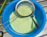 Foto langkah ke 4 dari resep Kue Putu Pandan Dengan Cetakan.