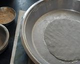 A picture of step 3 of Bajra seasome seeds bhakri.