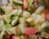 A picture of step 6 of Colourful salad.......