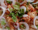A picture of step 4 of Chana chaat.