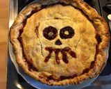 Une image de l'étape 9 de Tourte « sanglante » d Halloween aux cerises.