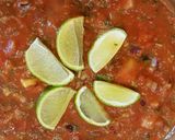 A picture of step 6 of Roasted Bloody Maria Salsa.