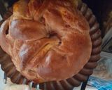 Foto del paso 3 de la receta: Corona trenzada de harina integral de jamón y queso