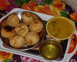 दाल बाटी चूरमा रेसिपी चरण 4 फोटो