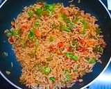 সেজওয়ান ফ্রয়েড রাইস রেসিপি ধাপ - 5 ছবি