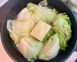 高鈣起司高麗菜煨菜的食譜步驟1照片