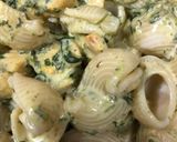 A picture of step 5 of Quick Spinach Pasta 🤤.