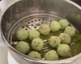 A picture of step 4 of Steamed Sago Ball With chicken filling.