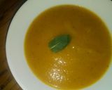 A picture of step 4 of Butternut squash soup recipe.