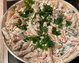 Ricottás-spenótos pennetészta recept fázis 3 fotója