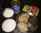A picture of step 1 of Semolina halwa.