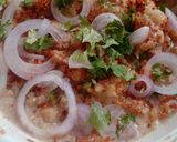 A picture of step 5 of Chana chaat.