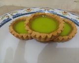 Foto langkah ke 7 dari resep Tart Susu Mini Pandan Asli / Pie Susu Pandan.