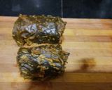 A picture of step 10 of Crispy Aadu Vadi.