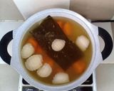 Hình bước làm 2 của món Mì Udon nấu sườn non chay