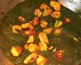 A picture of step 11 of Palak Paneer.
