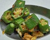รูปขั้นตอนการทำที่ 4 ของ กระเจี๊ยบคั่วพริกเกลือ (เมนูโลคาร์บ)