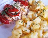 Une image de l'étape 5 de Escalolopes de poulet au four tomates 🍅 mozzarella.